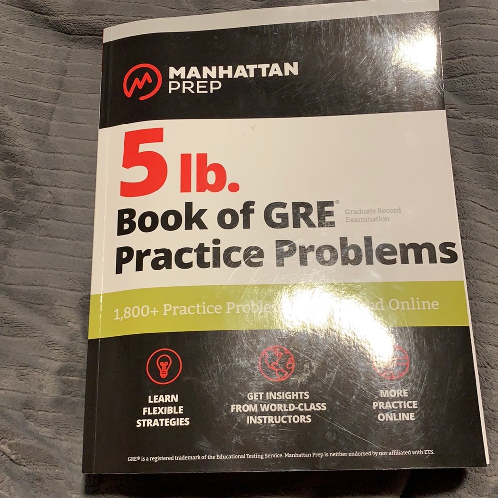 GRE practice book